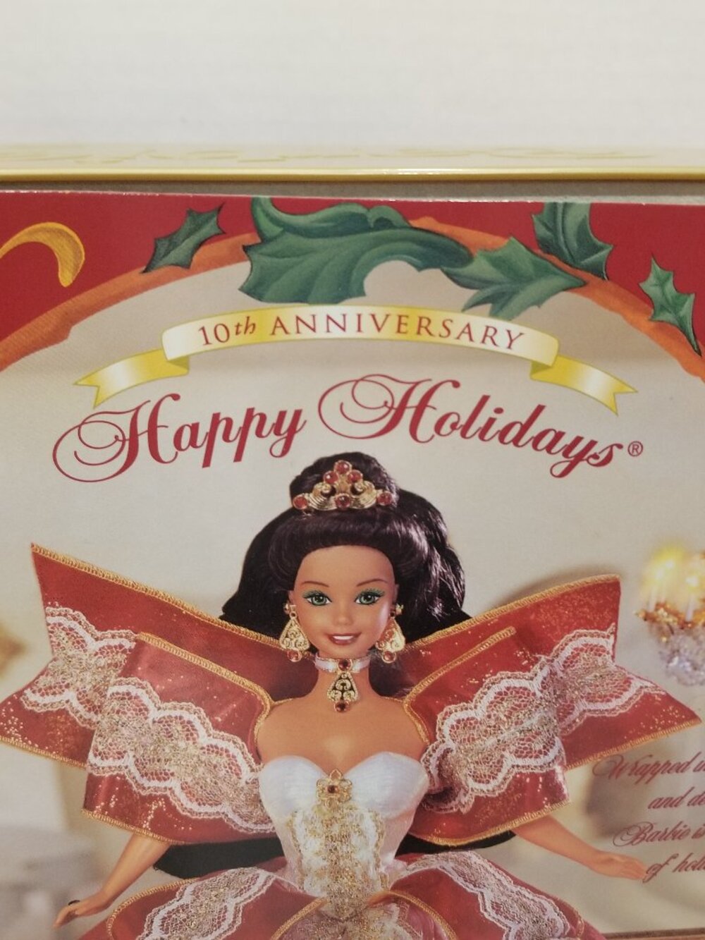1997 Happy Holidays Barbie 10th Anniversary Doll, VGUC-EUC - Picture 11 of 12